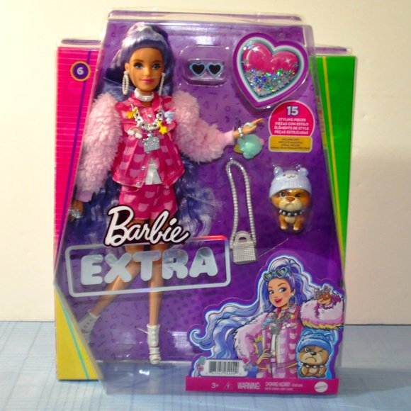 Barbie Toys Barbie Extra With Periwinkle Hair New In Original